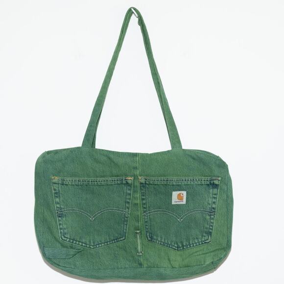 Upcycled carhartt tote bag / shoulder bag - Picture 1 of 7